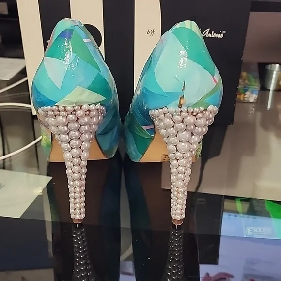 Custom womens little mermaid heels - Picture 4 of 8